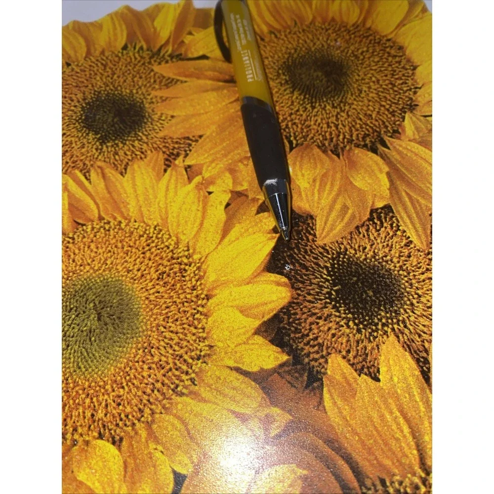 Sunflower Placemats Set of 4‎ Vinyl Summer Fall